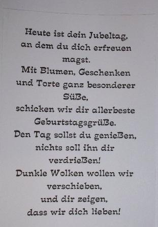 Gedichte Von Kindern Fur Erwachsene Geburtstag Gedicht