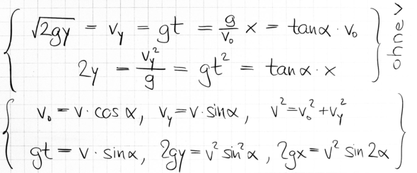 Waagrechter Wurf - Winkel berechnen (Physik)