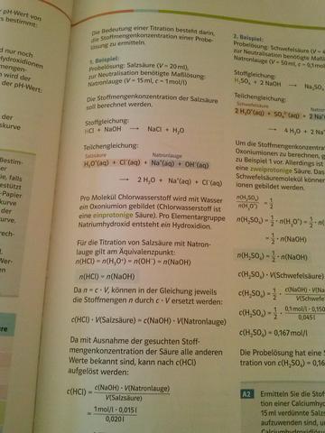 Hilfe bei der Formel von einer Neutralisation (Chemie)