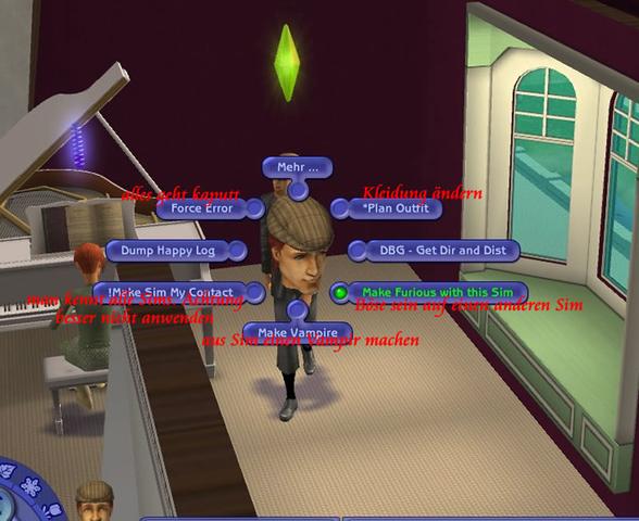 Bild 2 - (Cheat, Sims 2, Vampire)