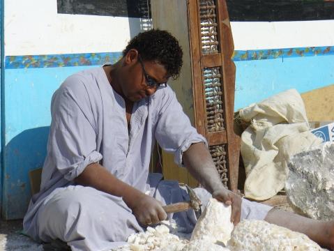 Kutscher in Assuan - (Beruf, Afrika, Marokko)