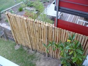 Sichtschutz aus Edelkastanienholz - (Garten, Zaun)