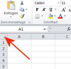tabelle-markieren - (Computer, Microsoft Excel, Office)