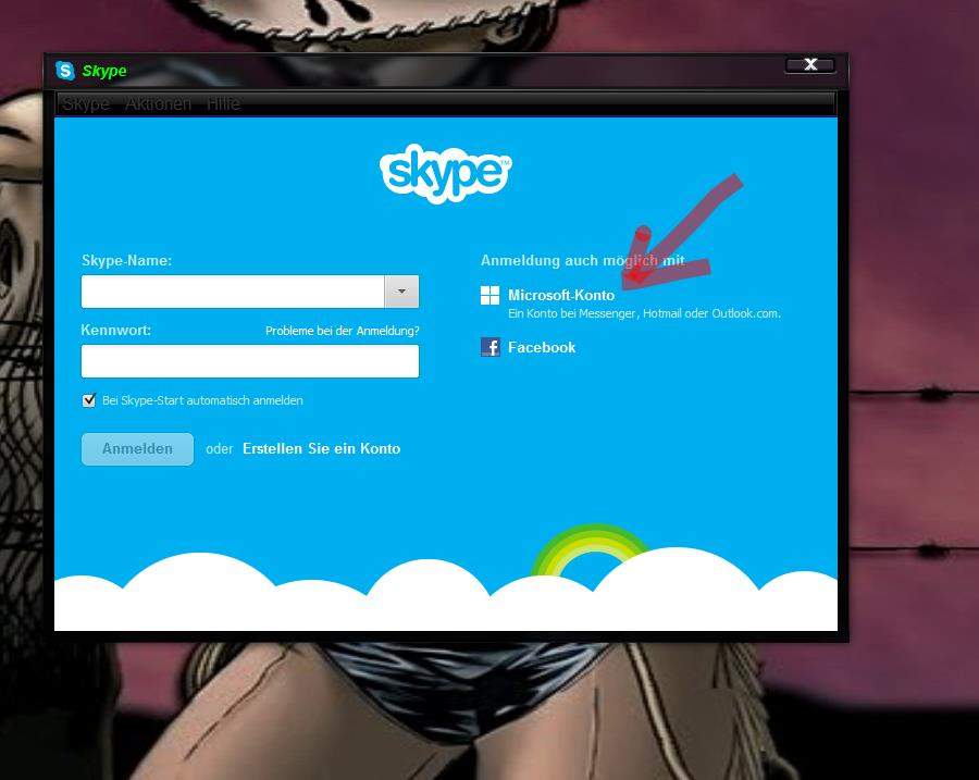 https skype com account login form