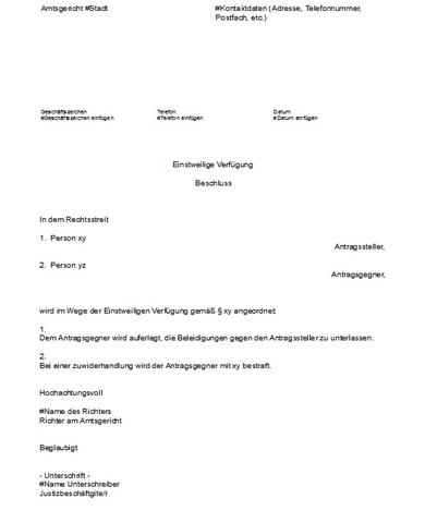 Versicherungen Mietvertrag Einstweilige Verfugung Gegen Vermieter Muster Versicherungen Mietvertrag Einstweilige Verfugung Gegen Vermieter Muster