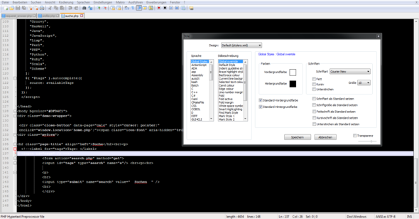 Notepad++ Stile - (Computer, Internet, programmieren)