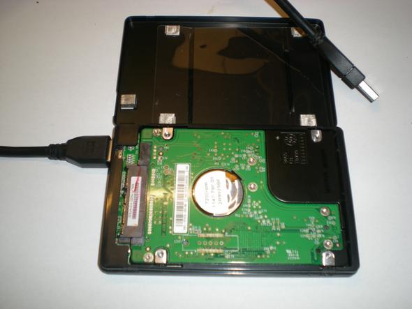 Externes Gehäuse für Festplatten mit Festplatte - (Windows Vista)