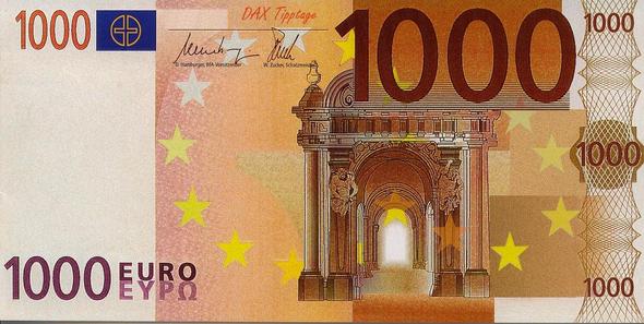 Gibt Es Einen 1000 Euro Schein