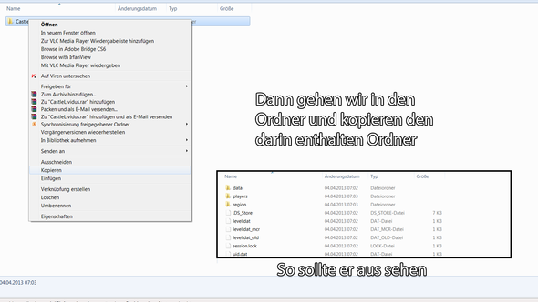Schritt 3 - (Minecraft, Welt, runterladen)