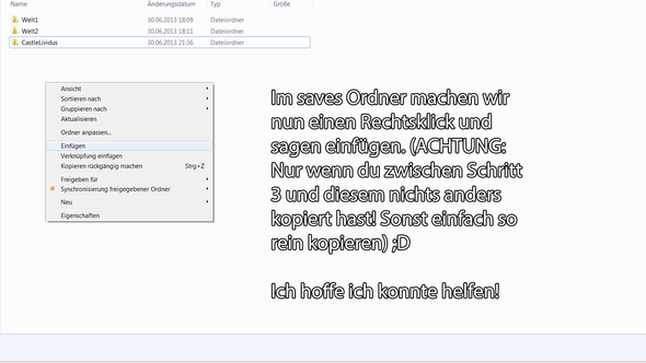 Schritt 6 - (Minecraft, Welt, runterladen)