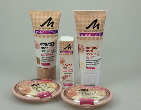 Make-Up und Cover Stick von Manhattan (gegen Pickel) - (Gesundheit, Beauty, Haut)
