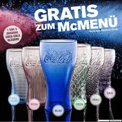 McDonalds Gläser 2013 - (Cola, McDonald's, McMenü)