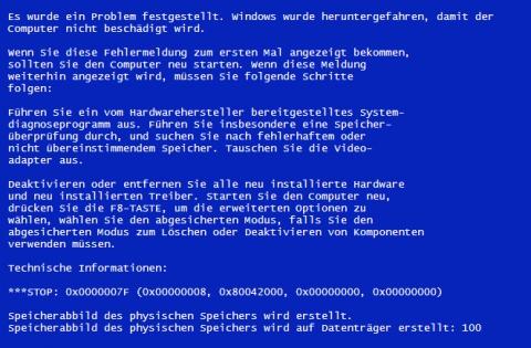 Bluescreen bei NFS Shift - (Computer, PC, Bluescreen)