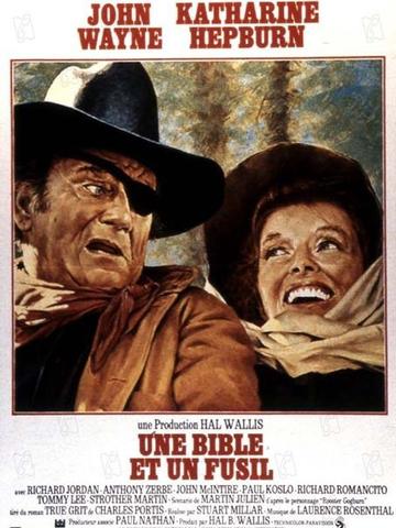 John Wayne and Katharine Hepburn western - (Pferd, Sprüche)