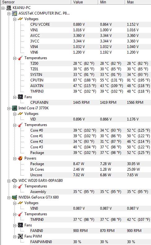 CPU Temperatur 85 Grad (PC, GPU, Lüfter)