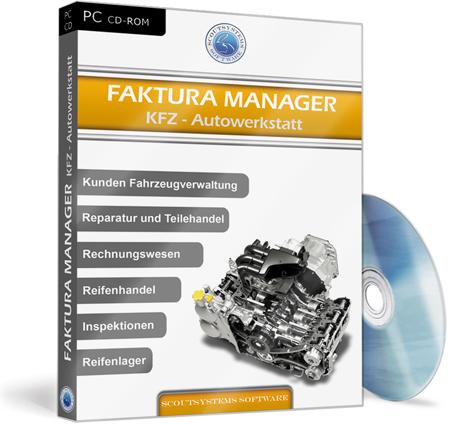 Faktura Manager Kfz Werkstatt Rechnungsprogramm - (Software, KFZ, Rechnung)