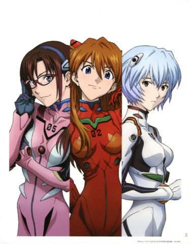 Die drei in Plugsuit - (Anime, Manga, Kostüm)