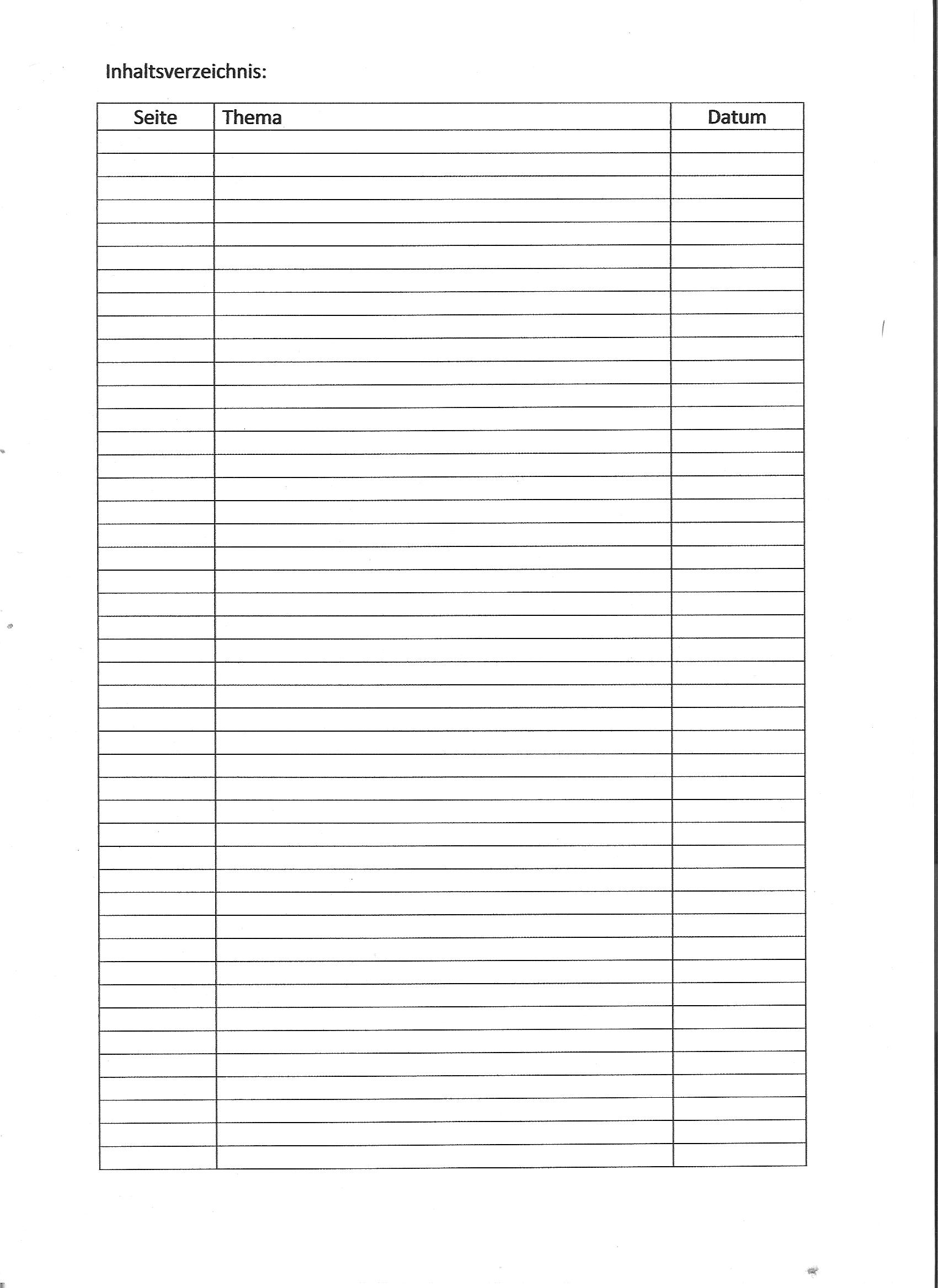 37+ Fakten über Inhaltsverzeichnis Word Vorlage Download! Im