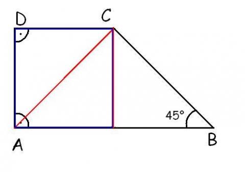 Lösung Rechtwinkliges Trapez - (Aufgabe, Geometrie, Trapez)