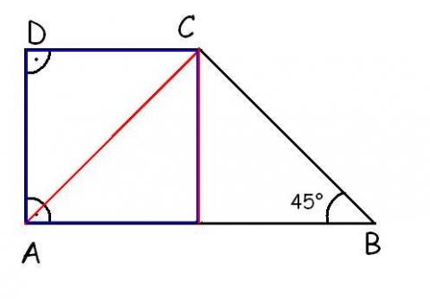 Rechtwinkliges Trapez Aufgabe Geometrie