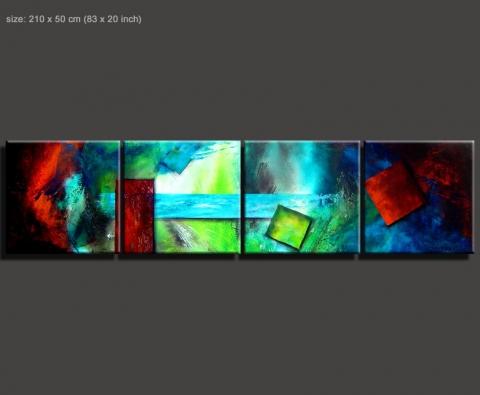 Paul Sinus Abstrakte Gemälde - (Bilder, malen, Abstrakte Kunst)