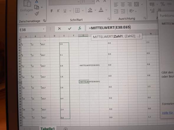 Excel Durchschnitt Berechnen Computer Microsoft Excel