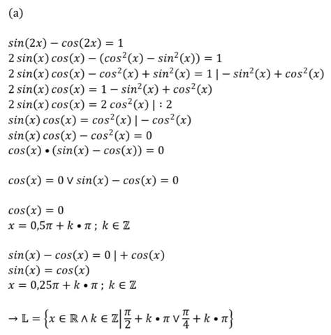 Mathe (Additionstheoreme) - wie löst man diese Gleichung? (Mathematik, Funktion, Gleichungen)