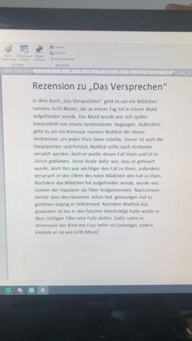 Buch Rezension schreiben? (Schule)