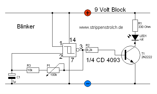 Falstad Blinkerschaltung Simulieren? (Physik, Elektrik, LED)