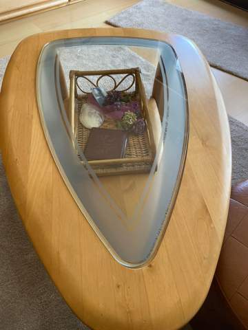 Glasplatte geht nicht mehr in den Tisch? (Haushalt)