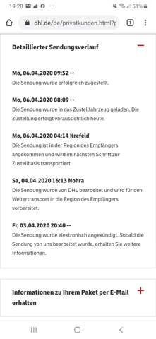 paket wurde elektronisch angekundigt wann kommt es an hardware post versand