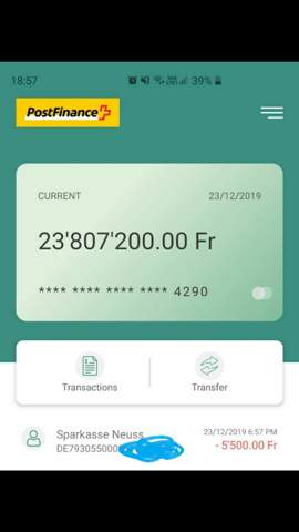 Post Finance Screenshot Fake Geld Schweiz Online Banking Post Finance Screenshot Fake Geld Schweiz Online Banking