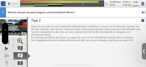 Warum darf ich nicht am Bus vorbeifahren? (Auto, Polizei, Führerschein)