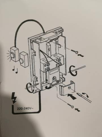Zweiklang- Gong mit integrierten Trafo anschließen? (Computer, Technik