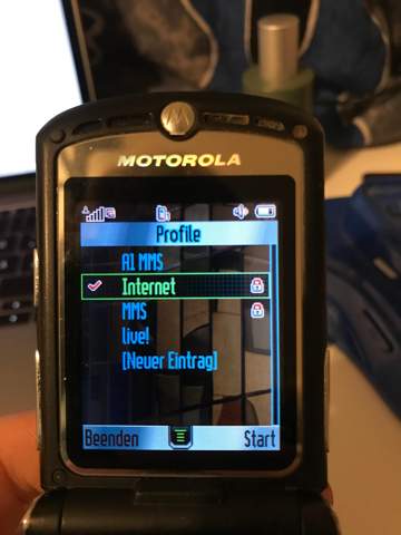 motorola razr v3 internet und mms technik handy technologie