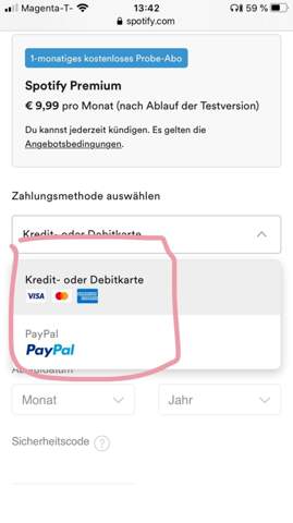 Spotify Premium Ohne Kreditkarte Musik Handy Osterreich