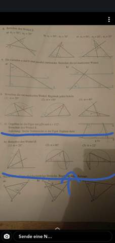 Wie berechnet man Beta in diesen Dreiecken? (Schule, Mathe ...