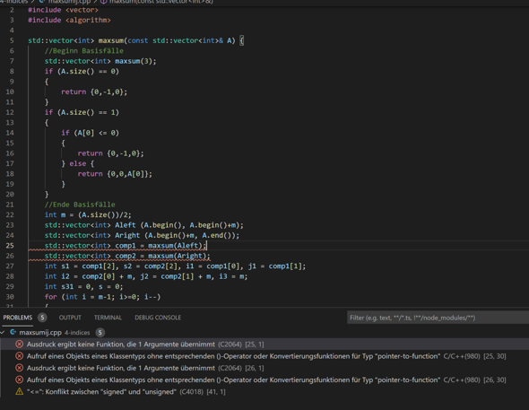 C++ Vektor durch Funktion deklarieren? (Computer, programmieren, CPP)