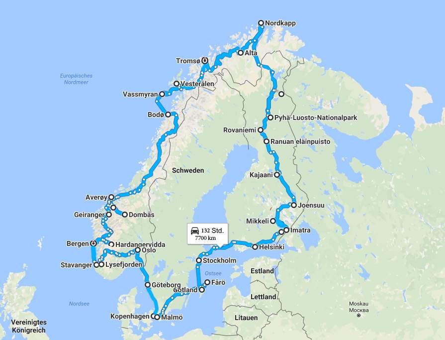 Dänemark-Schweden-Finnland-Norwegen Rundreise, jemand Tips? (Urlaub Dänemark-Schweden-Finnland-Norwegen Rundreise, jemand Tips? (Urlaub