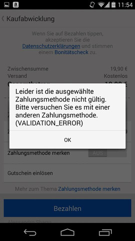 Ebay Validation Error Paypal Kaufen Bezahlen Lastschrift
