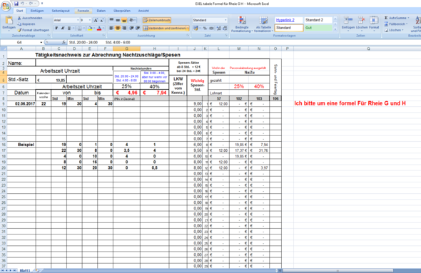 exel tabele - (Mathematik, Microsoft Excel, Formel)