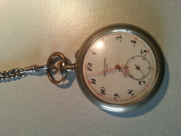 Taschenuhr vorne - (Brille, Uhr, Antiquitäten)