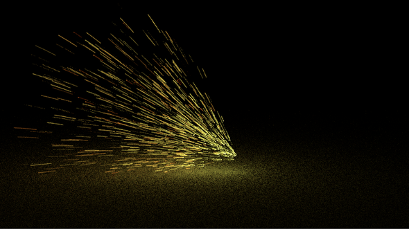 Funken Normal gerendert. - (Animation, Blender)
