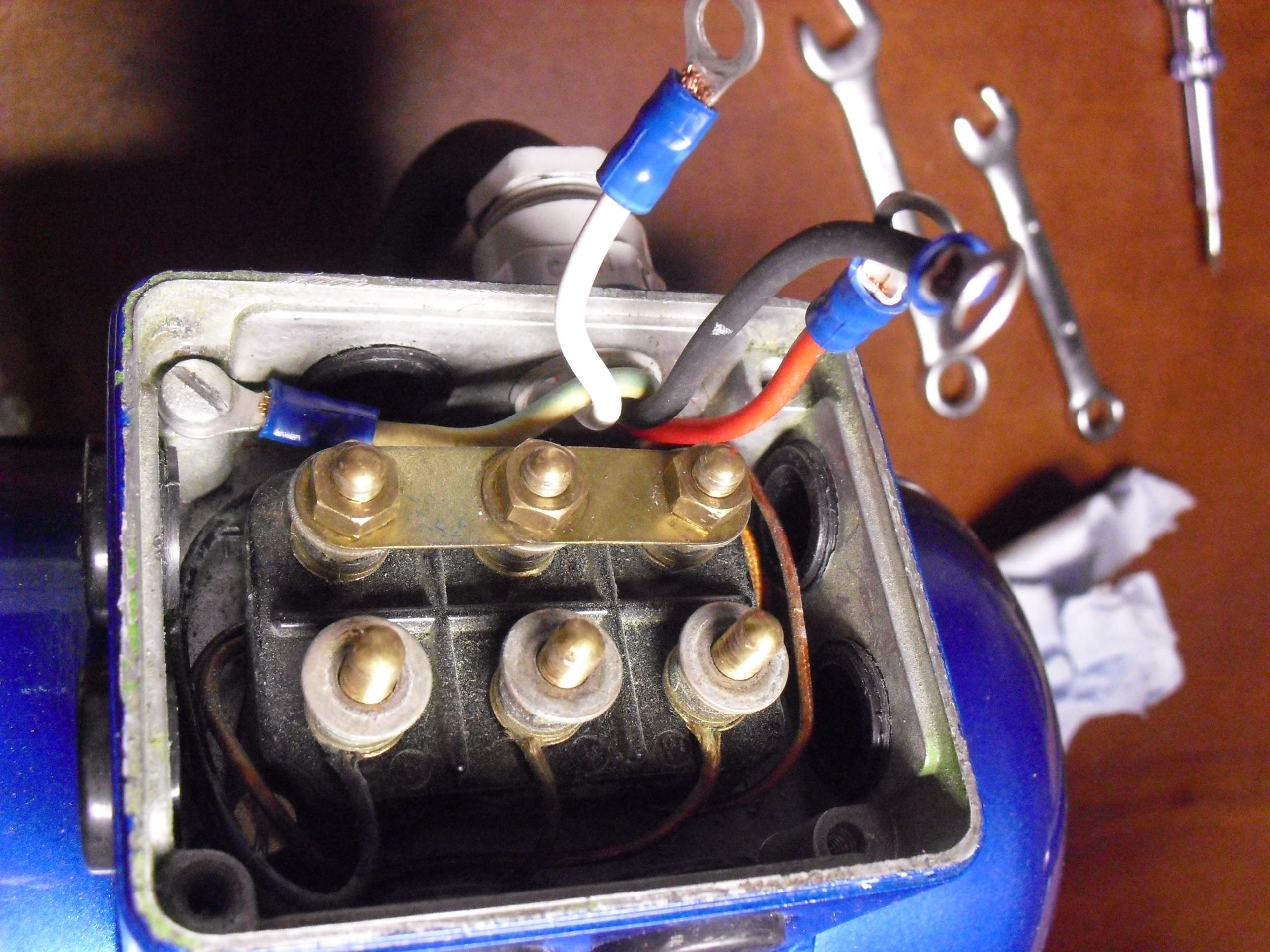 Schaltplan 400V Motor, 4poliger starkstrom Stecker (Elektronik