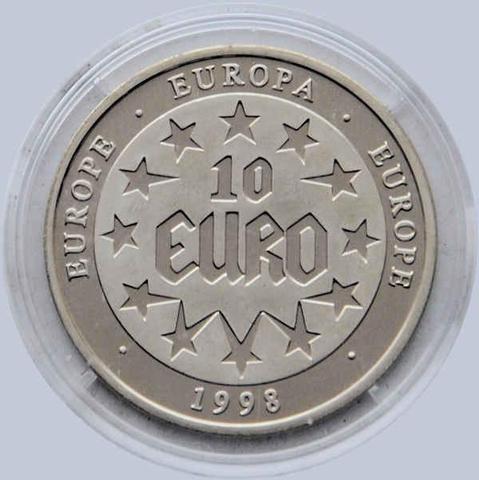 vorne - (Europa, 10 Euro Münze)