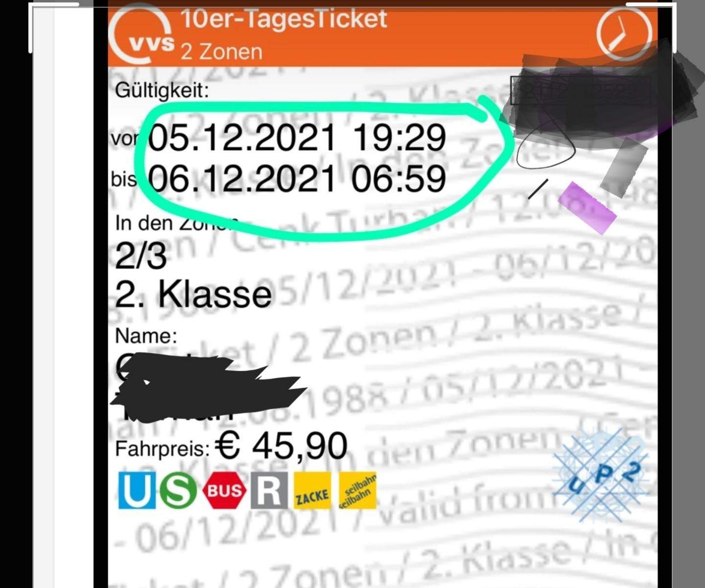 10er Karte vvs mit 24std gültig? (ÖPNV, Tageskarte) 10er Karte vvs mit 24std gültig? (ÖPNV, Tageskarte)