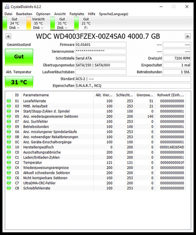 WD 4TB - (Computer, Festplatte)