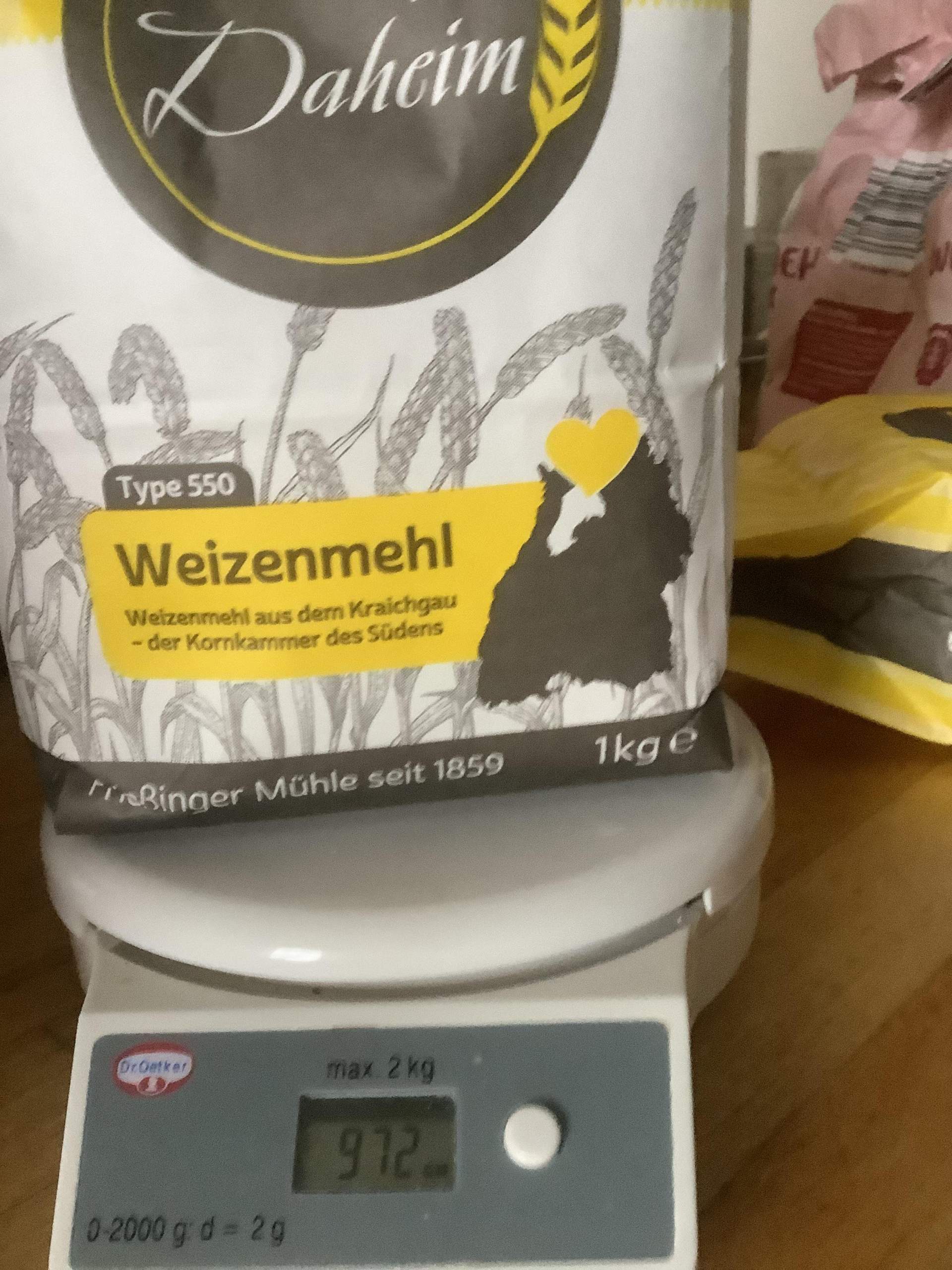 1kg Mehl nur 972g, was nun? (Recht, Lebensmittel, Kuchen)