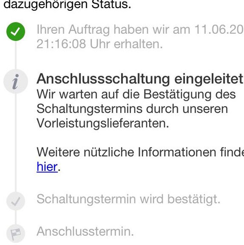 kein internet 1&1