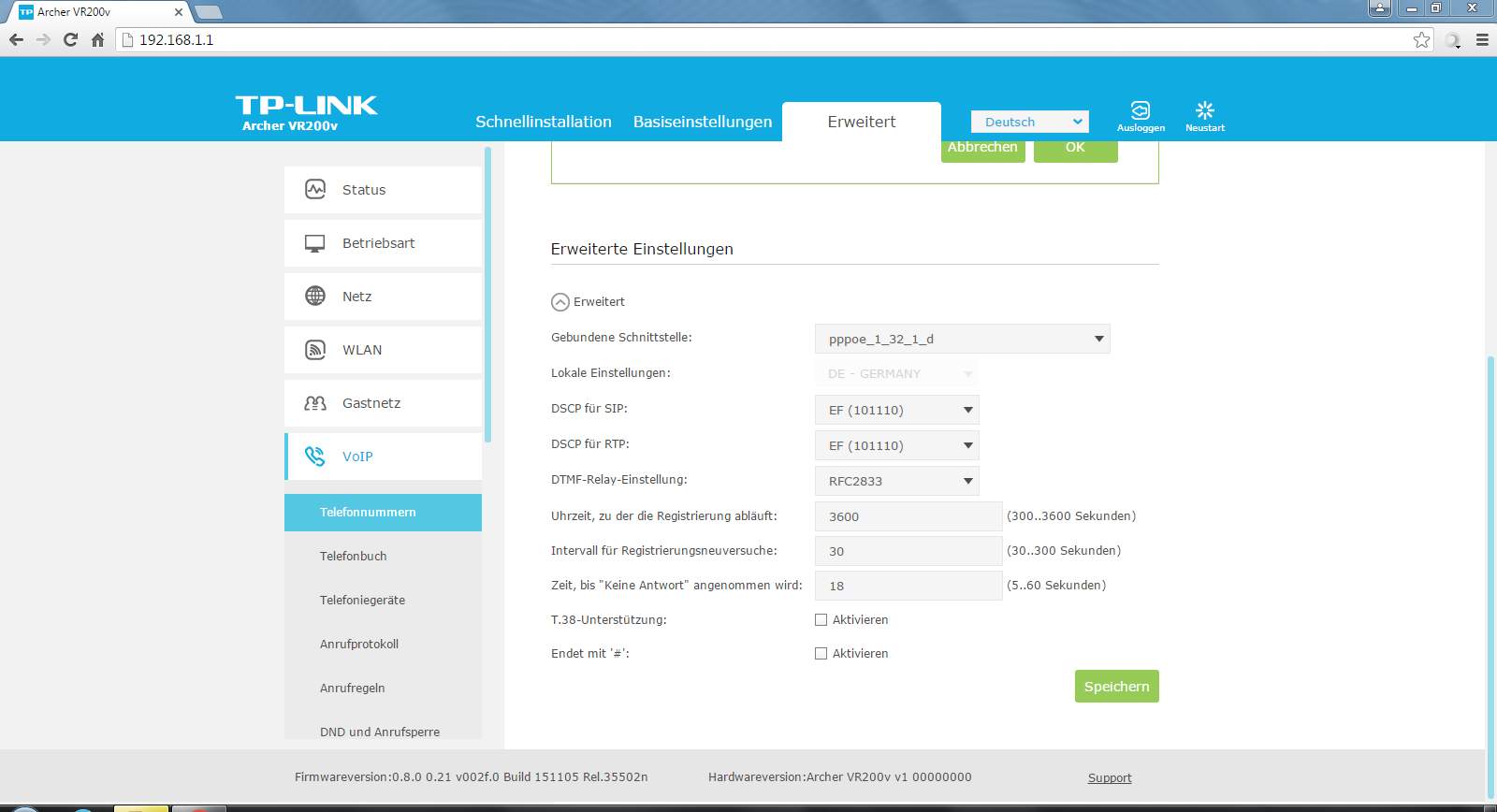 1und1-VoIP einrichten auf TP_Link_Archer_VR200v? (Windows, Router ...